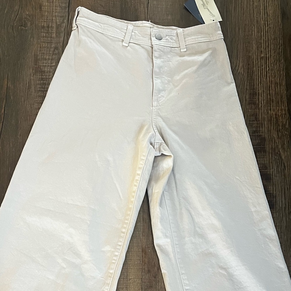 NWT Cream Wide-Leg Pants - Picture 6 of 6